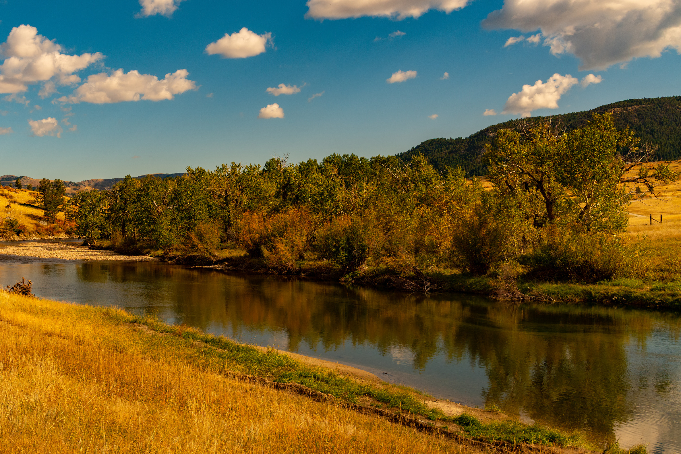 Stillwater River near Nye, Montana in western USA